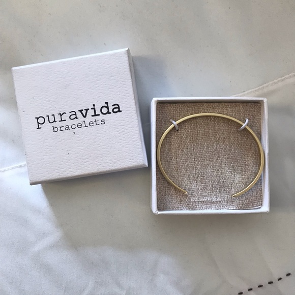 Pura Vida Jewelry - new in box pura vida gold cuff bracelet